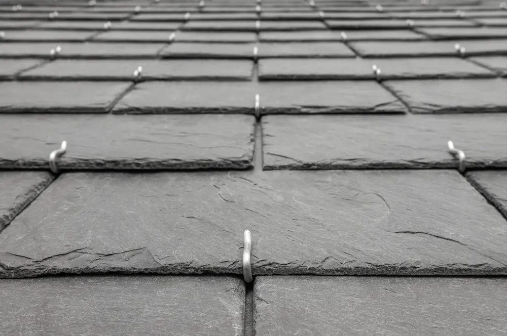 Natural slate re-roof, Marple